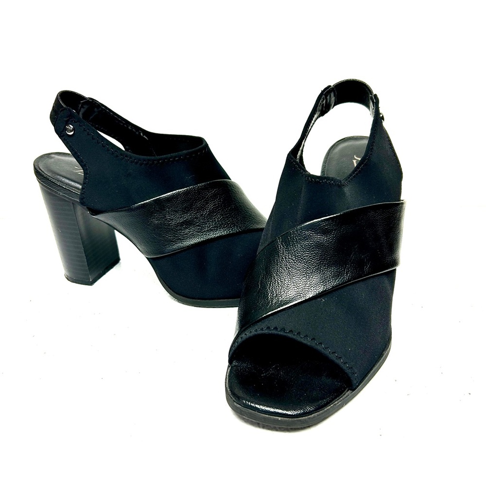 Simply Vera Vera Wang Black Block Heel Sandals
